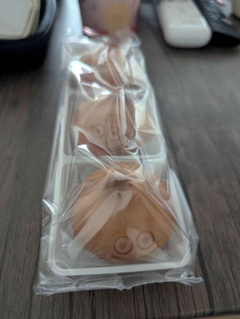 Our Slime Manju all neatly packed in a row.