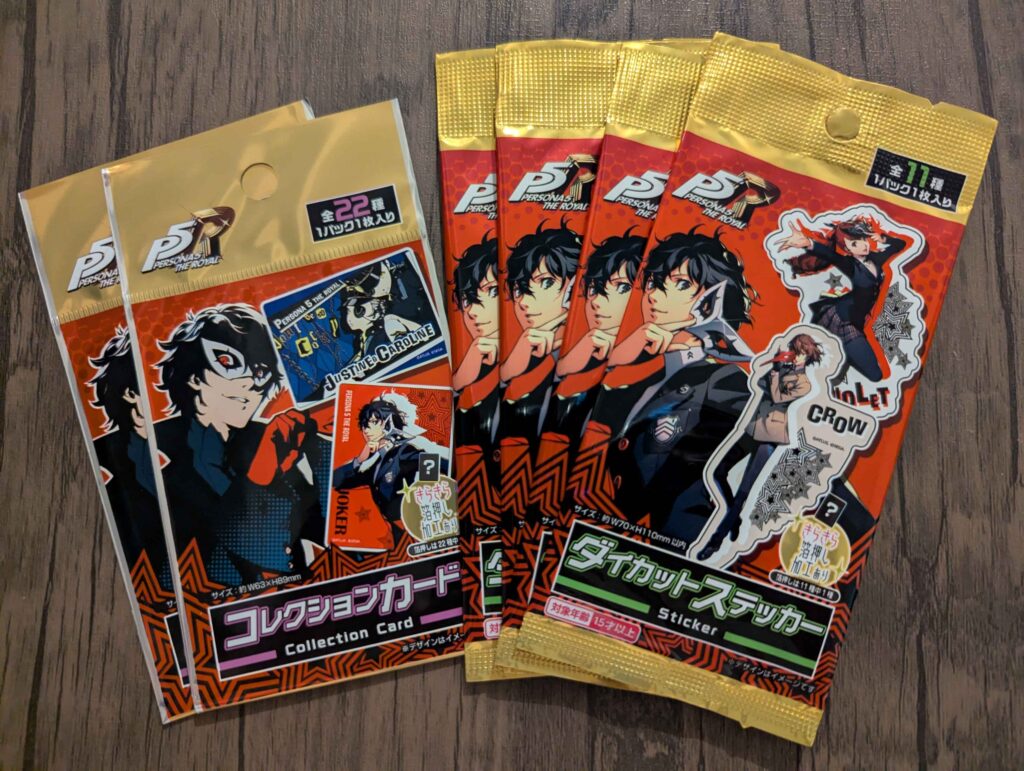 Persona 5 Royal merch we picked up from Daiso.